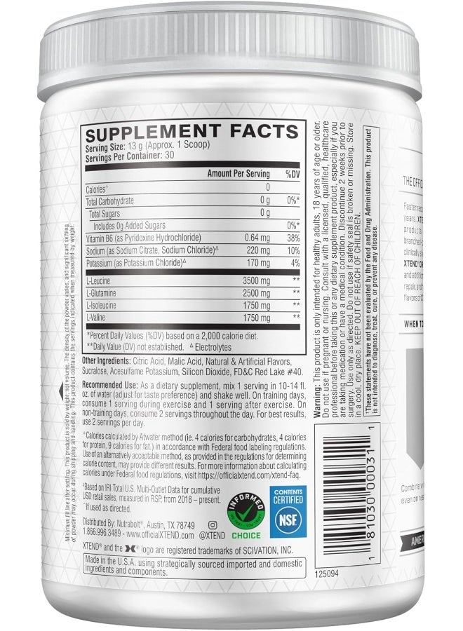 XTEND Watermelon & Kiwi Splash Original BCAA Powder 30 Servings