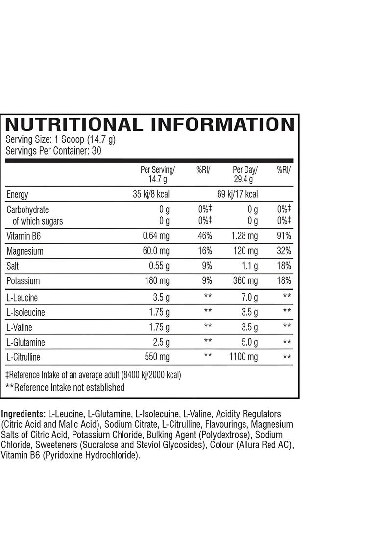 XTEND Original BCAA Powder Zero Sugar With Electrolytes for Hydration & Muscle Repair, Post-Workout Supplement, Watermelon & Kiwi Splash - 30 Servings - Image 5