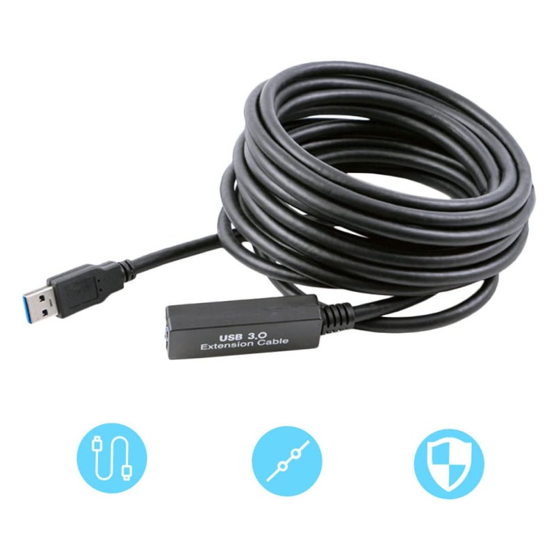 5m Extended USB Cable Data Cable for Mouse Keyboard USB Devices Enhanced Signal Stability for Home School Store Office Use - Image 5