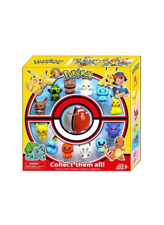 NIBEMINENT - 13-Piece Pokemon Ball Toy Set - Image 1