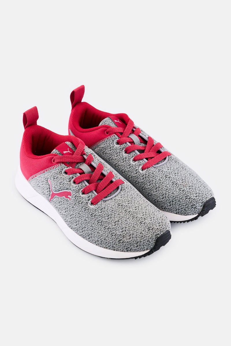 PUMA Kids Girl Truffle Lace Up Running Shoes, Multicolor - Image 3