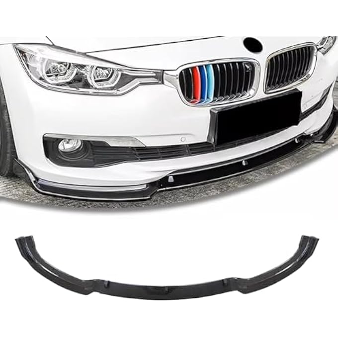 Collect Light 3 قطع شفة صدام أمامي من ألياف الكربون لسيارة بي إم دبليو F30 3 Series 323i 325i 325xi 328i 328i xDrive من 2013-2018 - Image 1