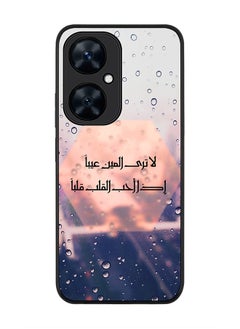 Stylizedd Rugged Black Edge case for Huawei nova 11i , Slim fit Soft Case Flexible Rubber Edges Anti Drop TPU Gel Thin Cover - When The Heart Loves  - Image 1