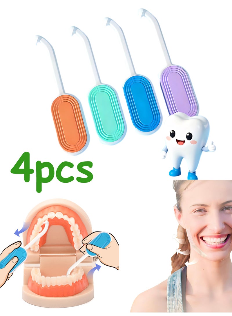4 Pack - 2 in 1 Aligner Remover Tool Orthodontic Chewies, Compatible with Aligners, Retainers - Image 1