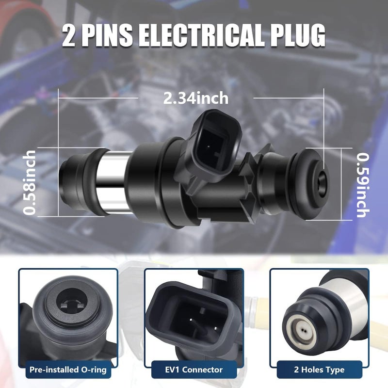 Performance Master Set of 8 Fuel Injectors - Image 3