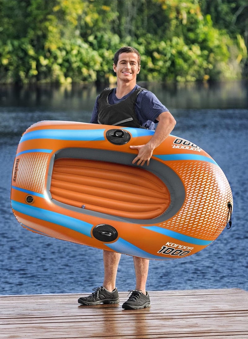 بست واي استمتع بمغامراتك المائية مع قارب بست واي كوندور 1000 القابل للنفخ (1.85 م × 97 سم) - Image 5