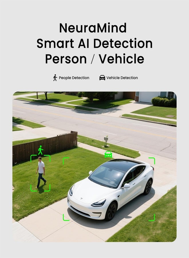 youkey 4K Wired Security Camera Outdoor, F1.0 Color24 Night Vision, Plug-in Cameras for Home Security Outside, 24/7 Continuous Recording, 130°FOV, 2.4/5GHz WiFi 6, Bluetooth Pairing, No Monthly Fees - Image 4