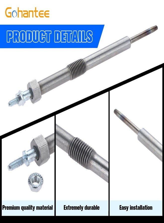 gohantee Glow Plug 9G, Replace 12639701 97364968 Compatible with Chevy GMC 6.6 LBZ LGH LLY LML LMM Duramax Silverado Sierra 2500HD, Silverado Sierra 3500HD, Express Savana 2500 3500 Glow Plugs - Image 3