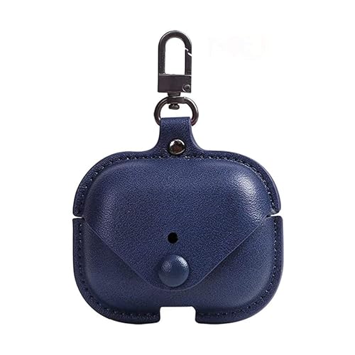 Like Star AirPod Pro/Pro2 Camouflage Leather case Cover Shockproof with Loss Prevention Clip for Apple Air-Pods Pro/Pro2 Wireless Charging Case (Army Blue) - Image 1