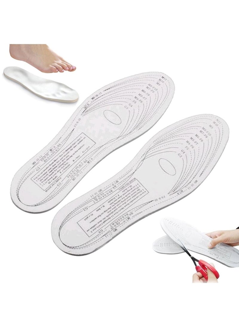 Generic - Pair Memory Foam Insoles Shoe Unisex 1 Size Fit Most Cushion Foot Pad Heel Shock - Image 1