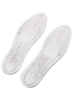 Pair Memory Foam Insoles Shoe Unisex 1 Size Fit Most Cushion Foot Pad Heel Shock