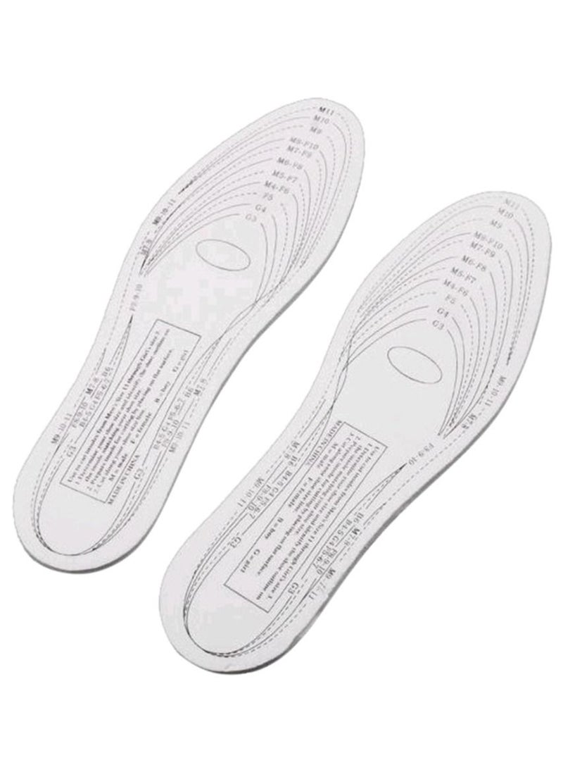Generic - Pair Memory Foam Insoles Shoe Unisex 1 Size Fit Most Cushion Foot Pad Heel Shock - Image 1