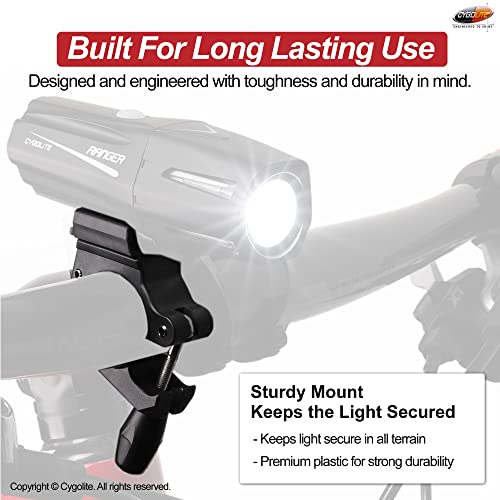 Cygolite 22 to 32mm Handlebar Mount For All Ranger, Metro, and Streak Series Bicycle Lights – Designed For 22 to 32mm Diameter Bicycle Handlebars – Genuine Cygolite Mount - Image 3