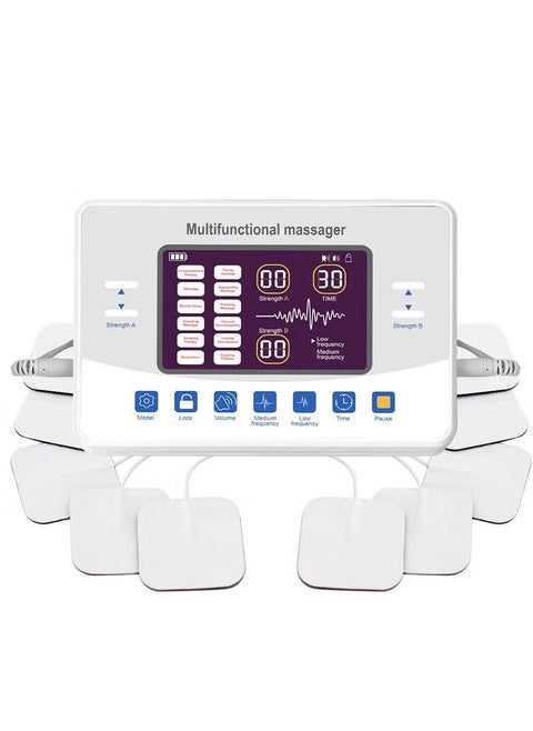 Medium and low frequency pulse massager, muscle stimulation trainer, muscle injury rehabilitation physiotherapy instrument