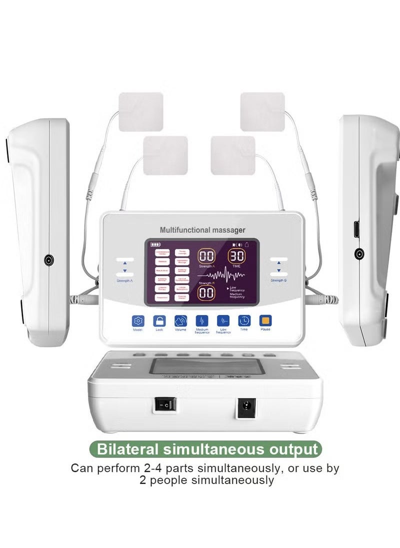 VICTGOAL - Medium and low frequency pulse massager, muscle stimulation trainer, muscle injury rehabilitation physiotherapy instrument - Image 1