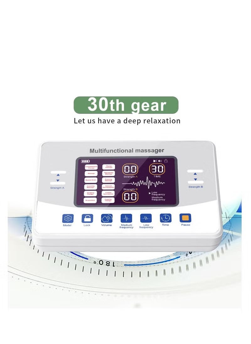 VICTGOAL - Medium and low frequency pulse massager, muscle stimulation trainer, muscle injury rehabilitation physiotherapy instrument - Image 1