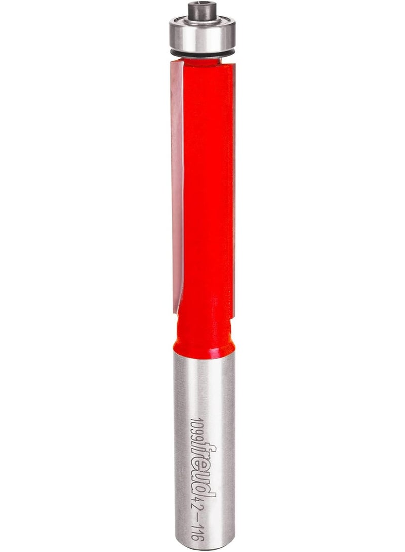 freud Freud Bearing Flush Trim Bit - Ideal for Trimming Laminates & Pattern Routing - 1/2" Diameter, 1/2" Shank, 4-3/8" Overall Length - 42-116  - Image 4