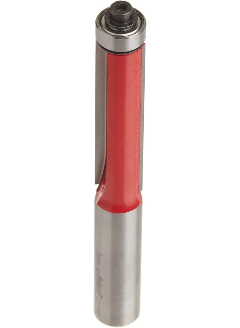 freud Freud Bearing Flush Trim Bit - Ideal for Trimming Laminates & Pattern Routing - 1/2" Diameter, 1/2" Shank, 4-3/8" Overall Length - 42-116  - Image 1