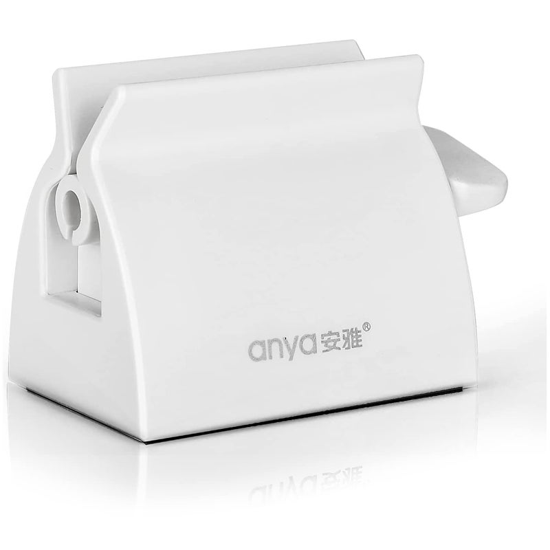 Rolling Tube Toothpaste Squeezer Toothpaste Seat Holder Stand for Bathroom AccessoriesWhite