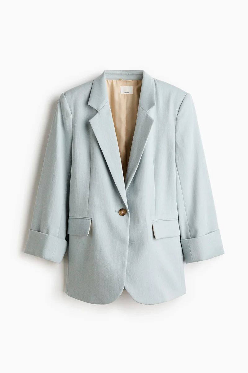 H&M Linen-blend blazer