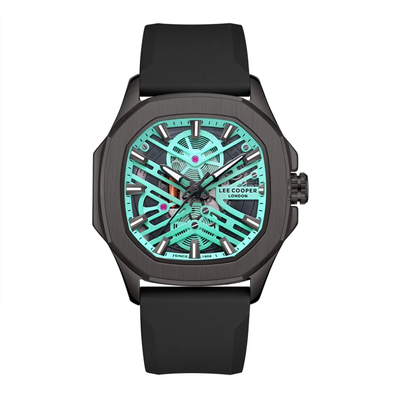 لي كوبر Men's Silicone Analog Watch LC08254.001 - 32 mm