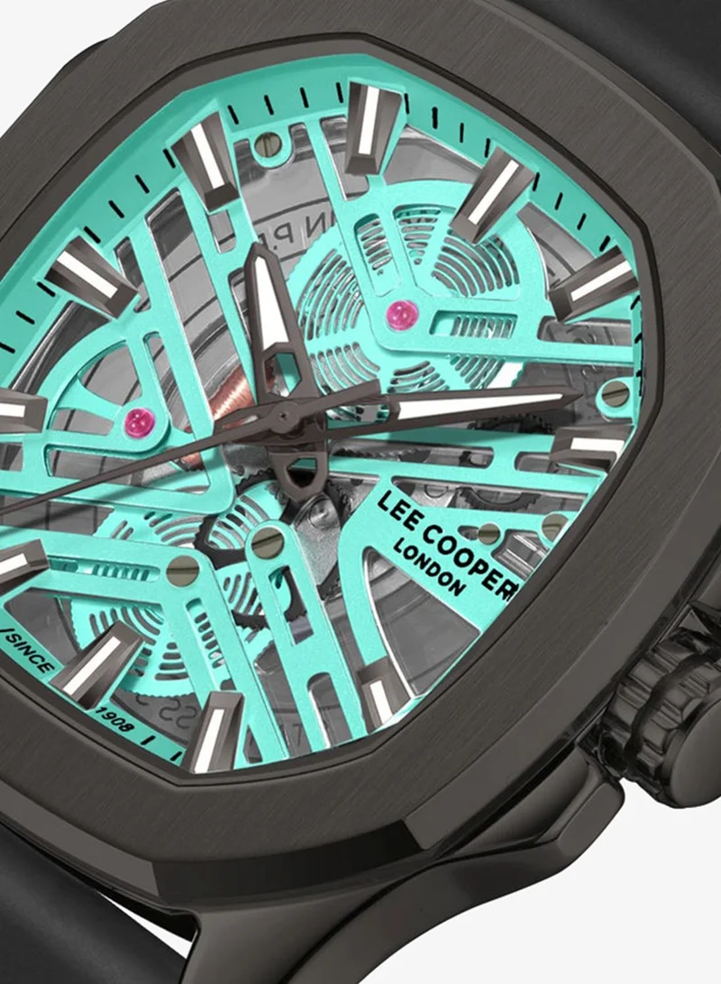 لي كوبر Men's Silicone Analog Watch LC08254.001 - 32 mm