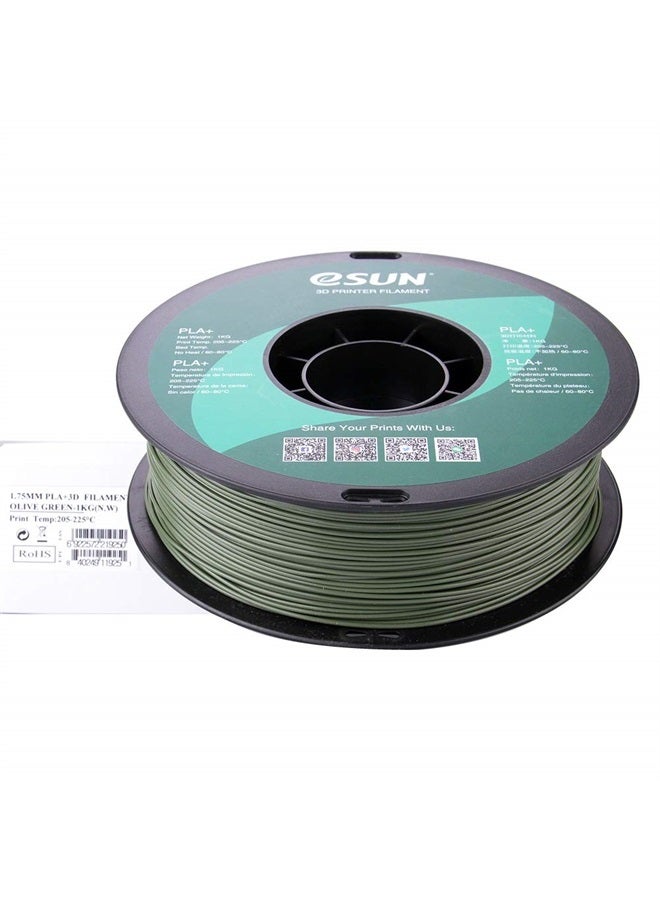 eSUN PLA PRO (PLA+) 3D Printer Filament, Dimensional Accuracy +/- 0.03 mm, 1kg, Plastic Spool, 1.75mm, Olive Green - Image 3