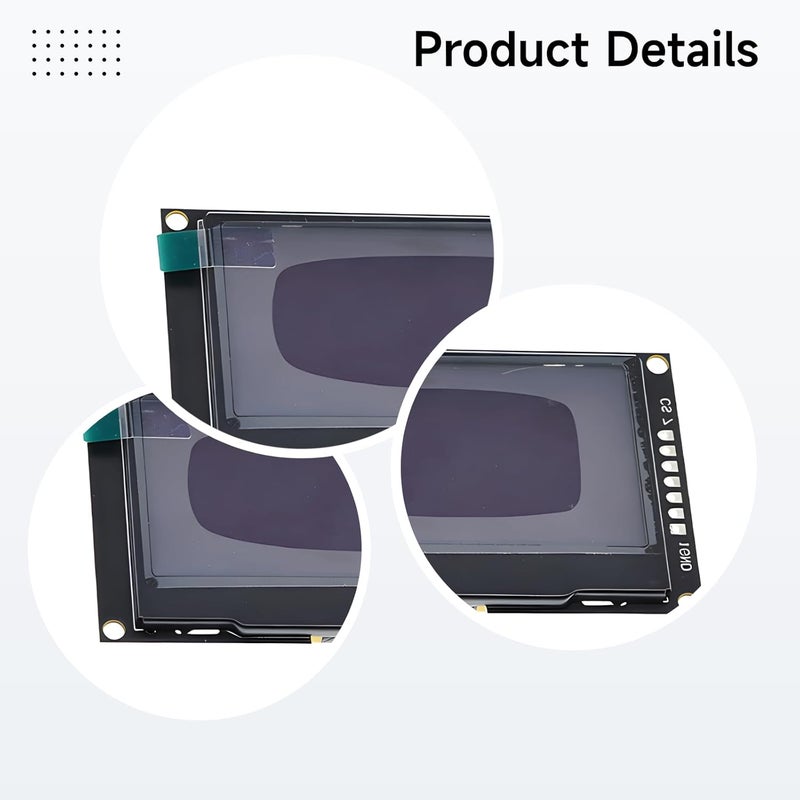 2.42 OLED Display, 128X64 Pixel, SPI Serial Port, Black & White, Wide View Angle, 72 X 43 Mm Screen - Image 5