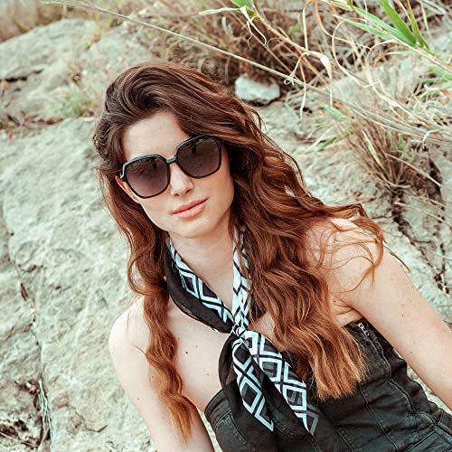 ZENOTTIC Polarized Sunglasses for Women Vintage Oversized Square Sun Glasses Ladies Shades UV400 Protection - Image 4