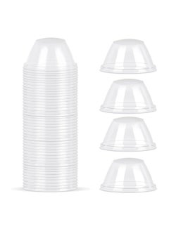 Plastic Clear Plant Grow Humidity Domes, Compatible with Aerogarden Indoor Hydroponics Growing System, Temperature Domes Cover Lid, 100 Pcs