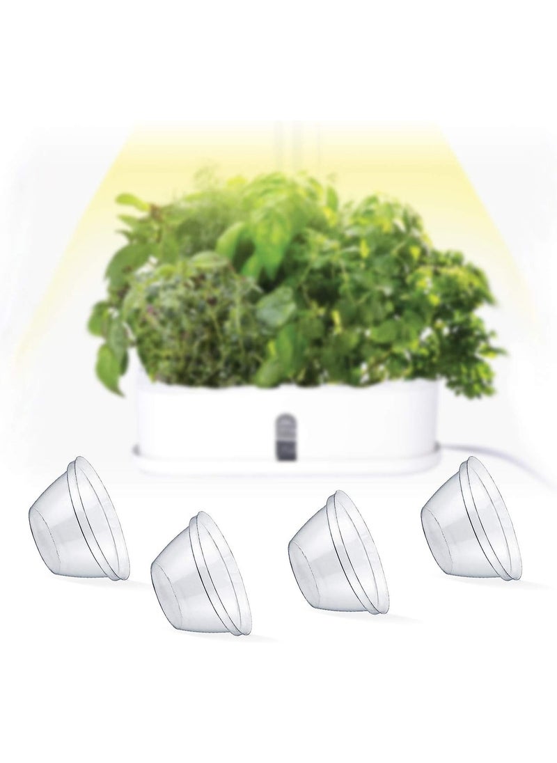 KASTWAVE - Plastic Clear Plant Grow Humidity Domes, Compatible with Aerogarden Indoor Hydroponics Growing System, Temperature Domes Cover Lid, 100 Pcs - Image 1