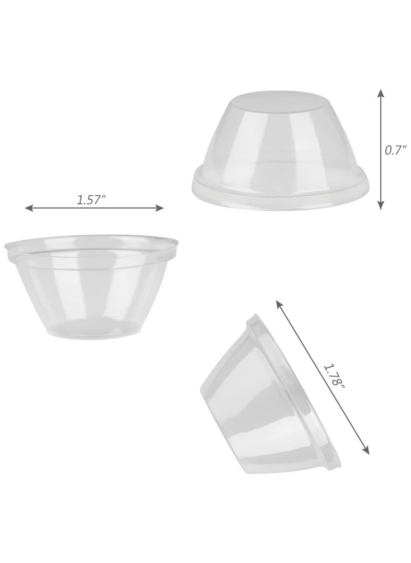 KASTWAVE - Plastic Clear Plant Grow Humidity Domes, Compatible with Aerogarden Indoor Hydroponics Growing System, Temperature Domes Cover Lid, 100 Pcs - Image 1