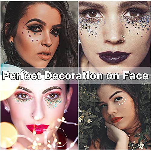 Belicia Nail Glitter 48 Boxes Nail Art Supplies Kit 3D Nail Art Decoration Glitter Powder Body Makeup Confetti DIY Design Accessories - Image 3