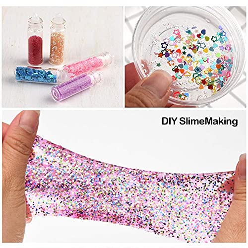 Belicia Nail Glitter 48 Boxes Nail Art Supplies Kit 3D Nail Art Decoration Glitter Powder Body Makeup Confetti DIY Design Accessories - Image 5