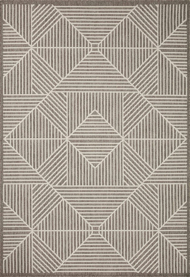 Loloi Rainier Collection RAI-03 Natural/Ivory 5'-3" x 7'-7" Area Rug - Image 2