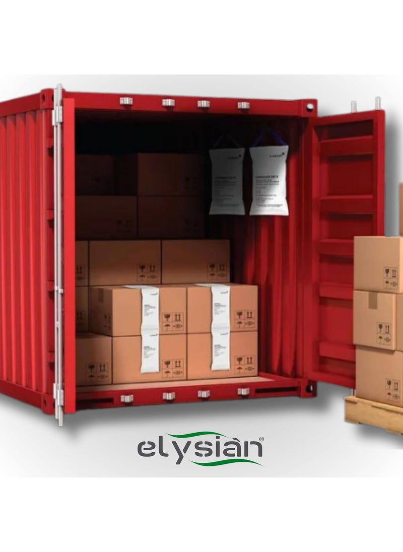 Elysian Elysian Container Desiccant Silica for Cargo 1kg Pack of 3 Bag Shipping Container Silica Bag Moisture Remover Silica Bag for Parcels  - Image 5