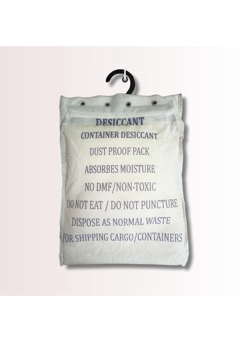 Elysian Elysian Container Desiccant Silica for Cargo 1kg Pack of 3 Bag Shipping Container Silica Bag Moisture Remover Silica Bag for Parcels  - Image 1