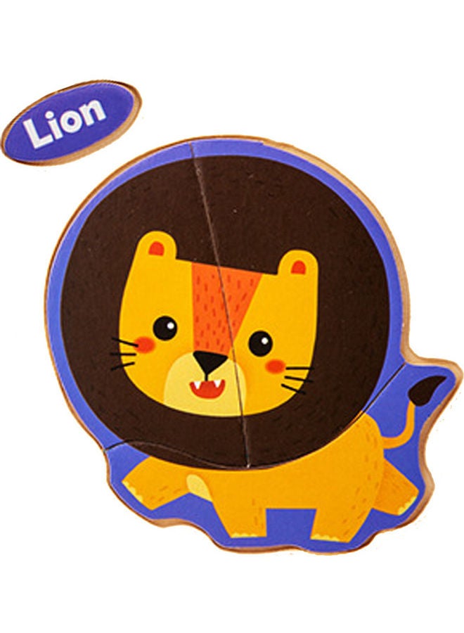 Wooden 3D Puzzle 10.3x10.5x0.3cm - Image 2