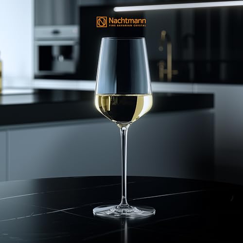 Nachtmann ViNOVA White – Set of 4 Lead-Free 12.8 oz Crystal Stemware, Tall Elegant Glassware for Enhancing Aromas & Flavors, Ideal for Dining, Tasting, Entertaining, Celebrations - Image 3