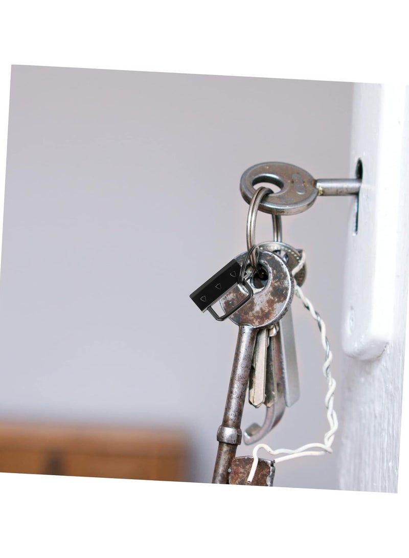 GGOOT 30pcs Key Ring Clip Wrist Keychain Metal Keychain Key Wristlet Key Fob with Key Rings Key Fob Hardwares Keychain Hardware Set Wristlet Clip Key Ring Fob Wristlet Chain Fob Metal - Image 5