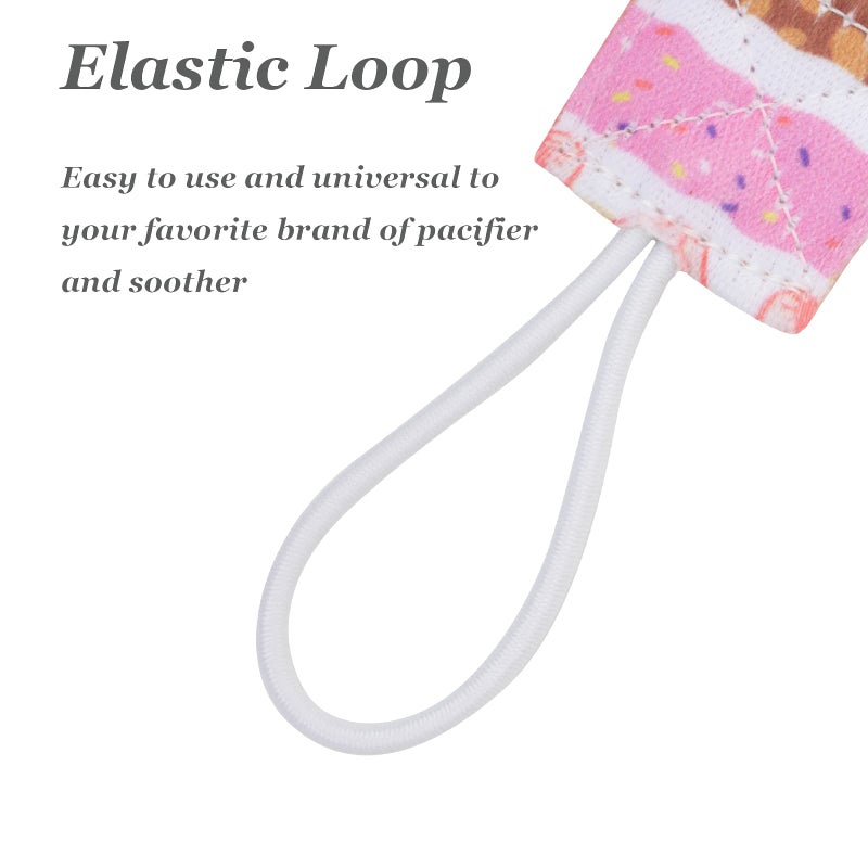 babygoal Pacifier Clips, 6 Pack Binky Paci Holder Leashes Fits for Most Pacifiers and Binkies 6PB23 - Image 4