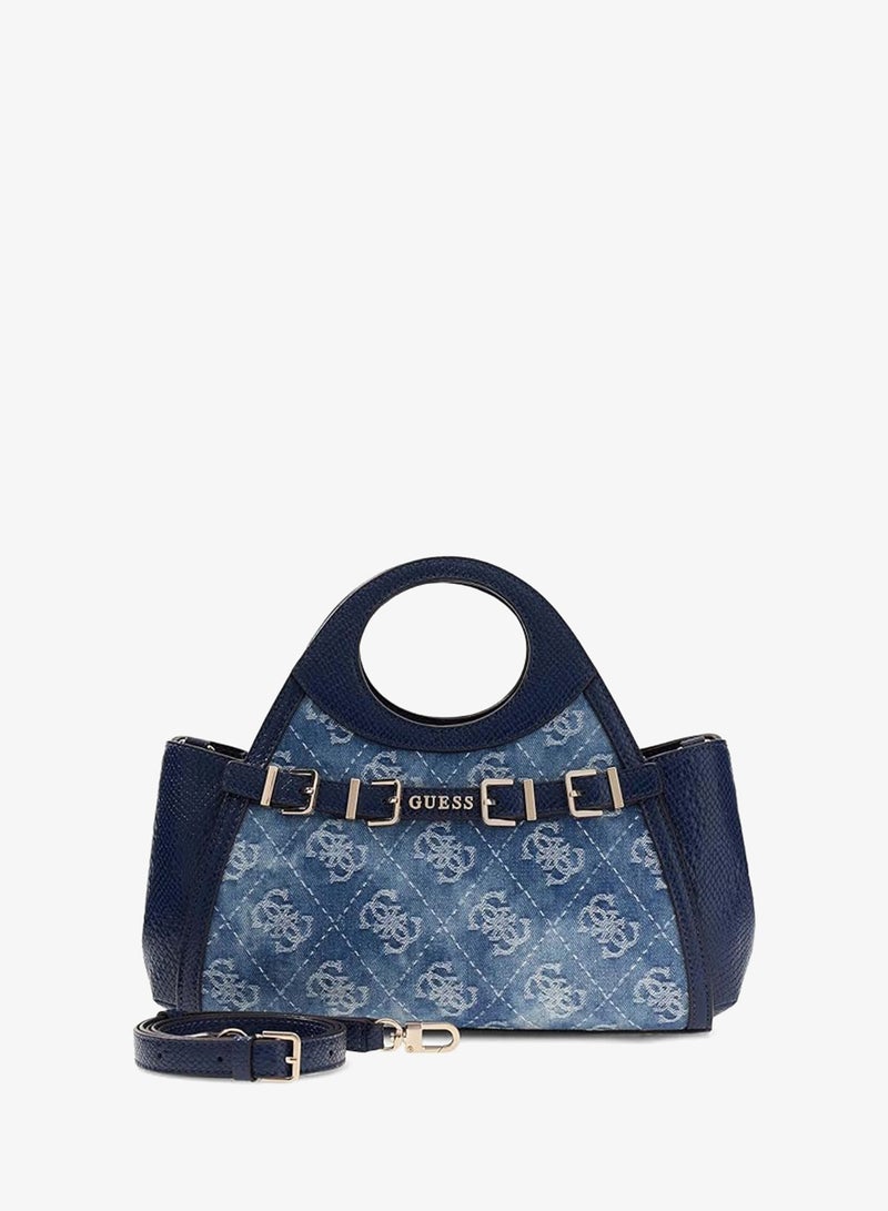 GUESS Dovie Small Girlfriend Satchel Bag - Image 1