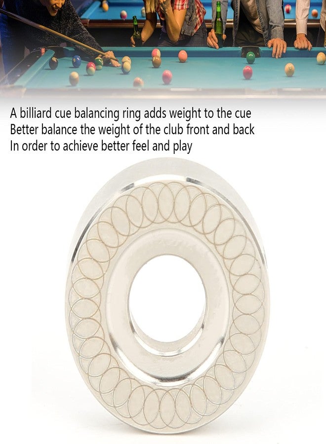Naroote Billiards Balance, Professional Billiard Balance Pool Cue Balance Ring Billiard Stick Weight Ring for Billiard Practice 5/16 Tooth Middle Wheel Balance Ring - Image 3
