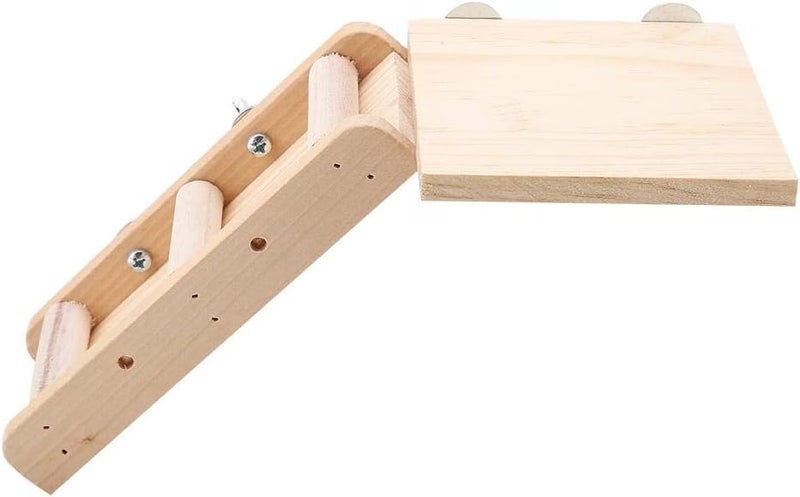 YOSOO Toys – Wooden Climbing Ladder Set for Small Pets, Wood Bird Toy for Parrots, Hamsters, Gerbils & Rabbits, Safe Chewable Play Kit - Image 1