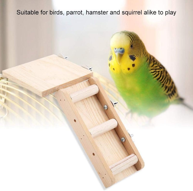 YOSOO Toys – Wooden Climbing Ladder Set for Small Pets, Wood Bird Toy for Parrots, Hamsters, Gerbils & Rabbits, Safe Chewable Play Kit - Image 5
