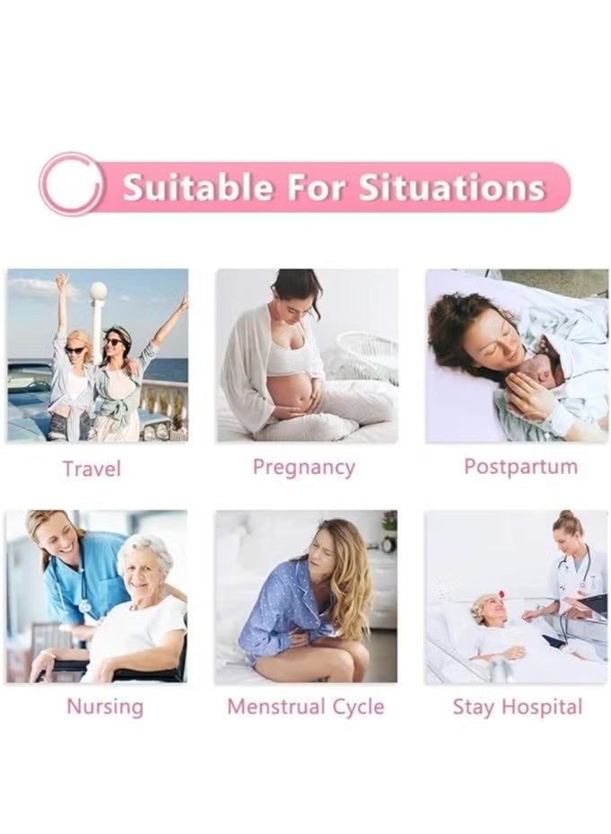 OMEVE Disposable Maternity Postpartum Panties, High Waist Breathable Mesh Panties C Section, Maternity Underwear Postpartum Hospital Recovery Maternity Briefs for Women, 8 Pcs - L Size - Image 5