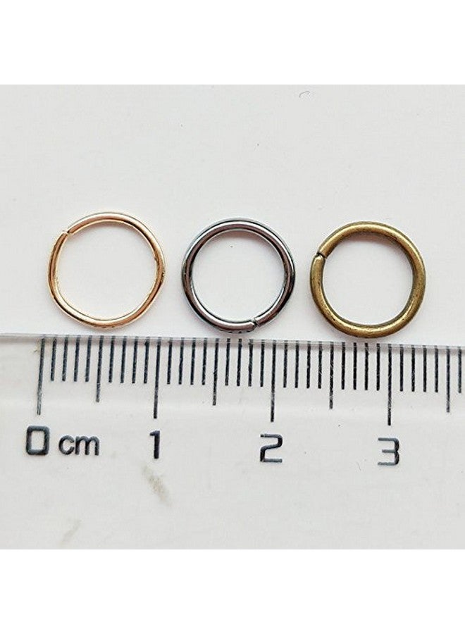 Chenkou Craft 1 Box 6 Colors 900Pcs Open Jump Ring & Ring Jewelry Keychain Making 10Mm(3/8) With 1 Pc Jump Ring Open/Close Tool And 1 Pc Clear Box (10Mm) - Image 4