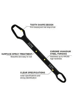MEZON MEZON Universal Multifunctional DoubleEnded Torx Wrench Hexagonal DoubleEnded Wrench Adjustable Multifunction Wrench Bicycle Motorcycle Car Repair Tool 813mm1424mm Large  - Image 4