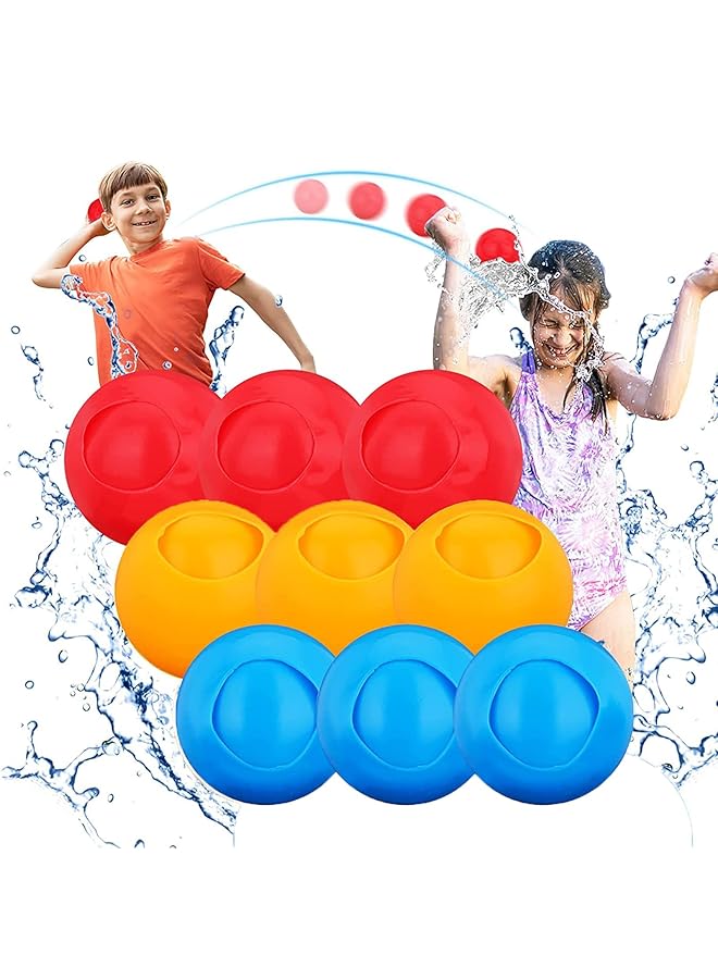 KASTWAVE Reusable Water Balls Quick Fill Water Balloons For Summer Fun Perfect For Pool Beach Trampoline & Backyard Play For Kids Teens & Adults - Image 1