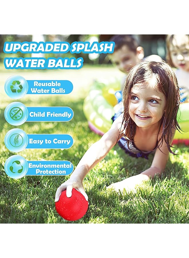 KASTWAVE Reusable Water Balls Quick Fill Water Balloons For Summer Fun Perfect For Pool Beach Trampoline & Backyard Play For Kids Teens & Adults - Image 3